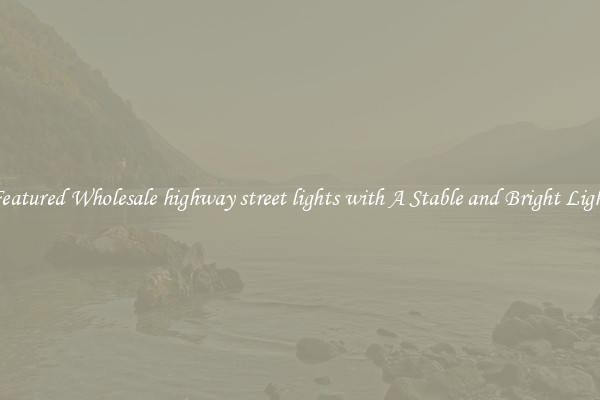 Featured Wholesale highway street lights with A Stable and Bright Light