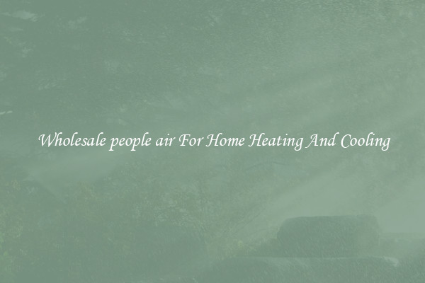 Wholesale people air For Home Heating And Cooling