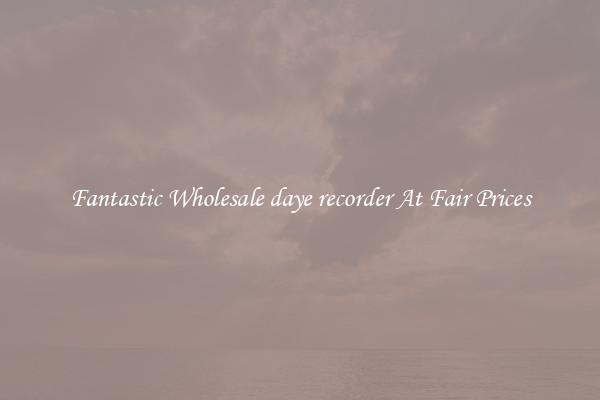 Fantastic Wholesale daye recorder At Fair Prices