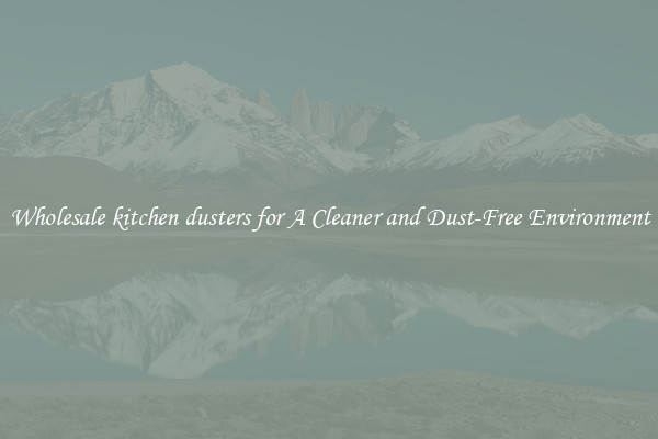 Wholesale kitchen dusters for A Cleaner and Dust-Free Environment