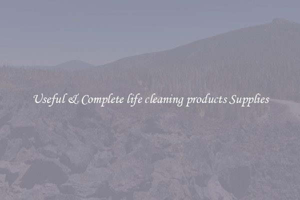 Useful & Complete life cleaning products Supplies