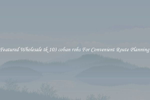 Featured Wholesale tk 103 coban rohs For Convenient Route Planning 