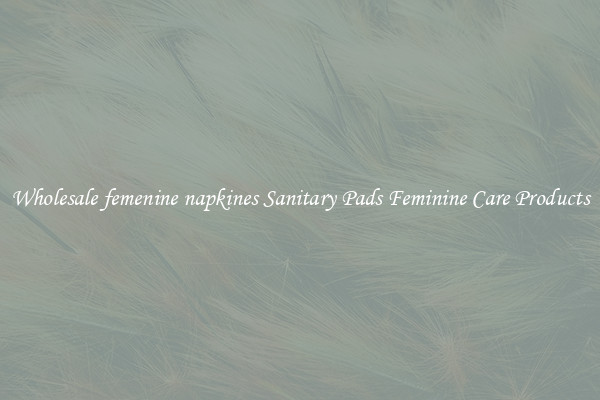 Wholesale femenine napkines Sanitary Pads Feminine Care Products